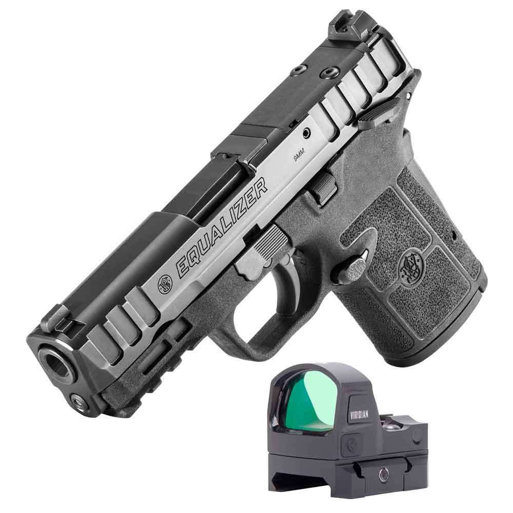 SMITH & WESSON Equalizer 9mm 3.675" 15rd Optic Ready Pistol w/ Thumb Safety - Black